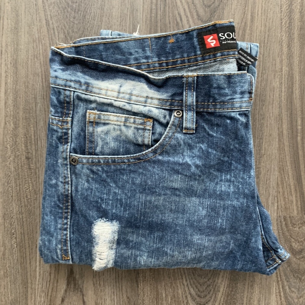 Southpole Jeans Distressed Moto mens 32x32*(35x31) Mid Rise Skinny